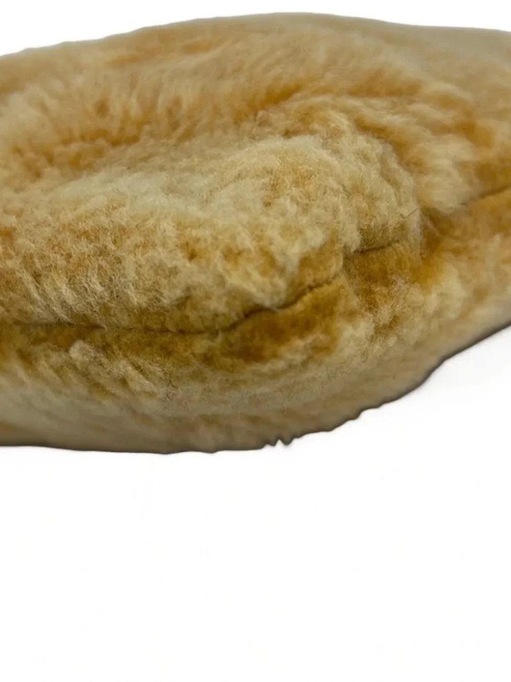 MASSIMO Light Brown Fake Fur Clutch Bag